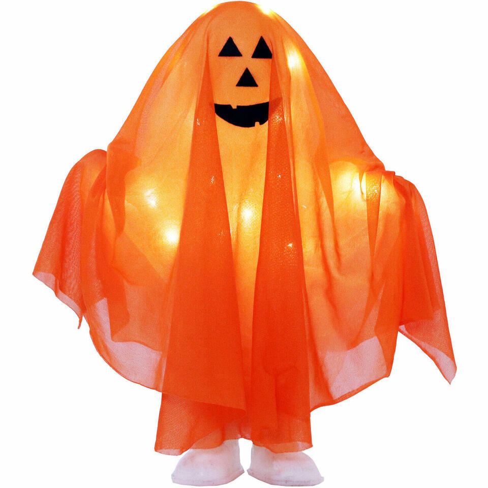 Orange Light Up Ghost