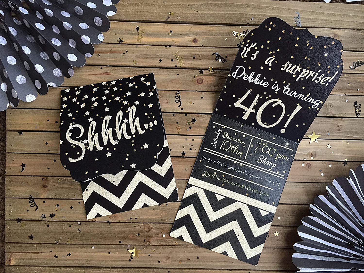 Surprise Party Invitation Sample